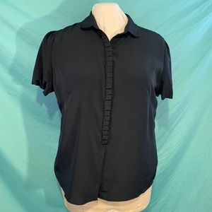 Silhouettes Black crepe blouse 20